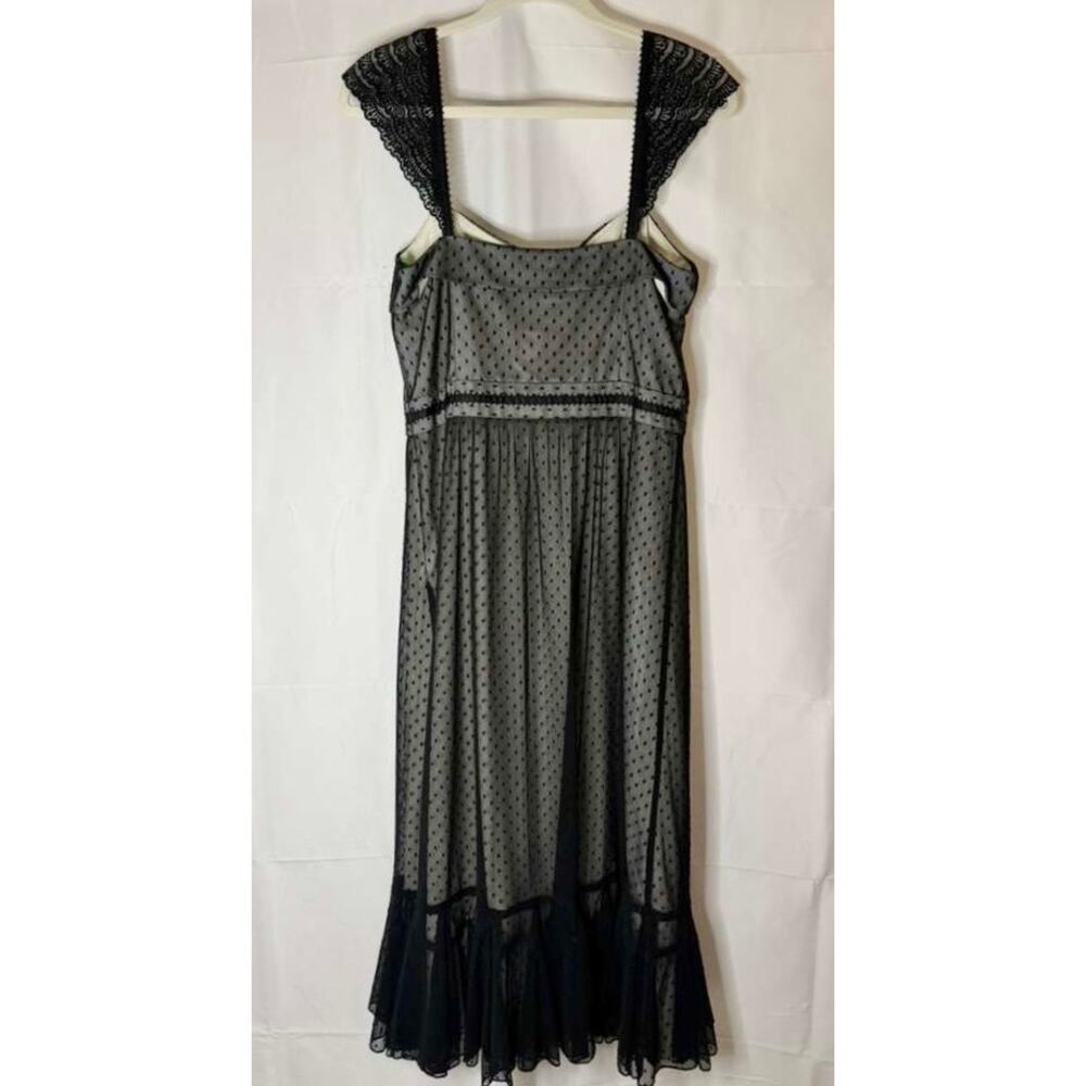 Ann Taylor LOFT Dotted Swiss Dress Designer Look Beautiful Dress sz. 10 - Picture 2 of 7